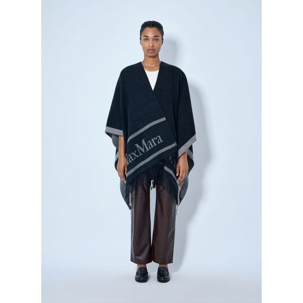 Max Mara Women Fringed Wool Wrap